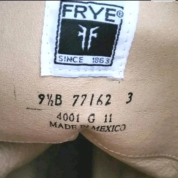 FRYE Melissa Button Distress Tan Brown Leather Ride Pull On Boot Equestrian 9.5 - Picture 6 of 16